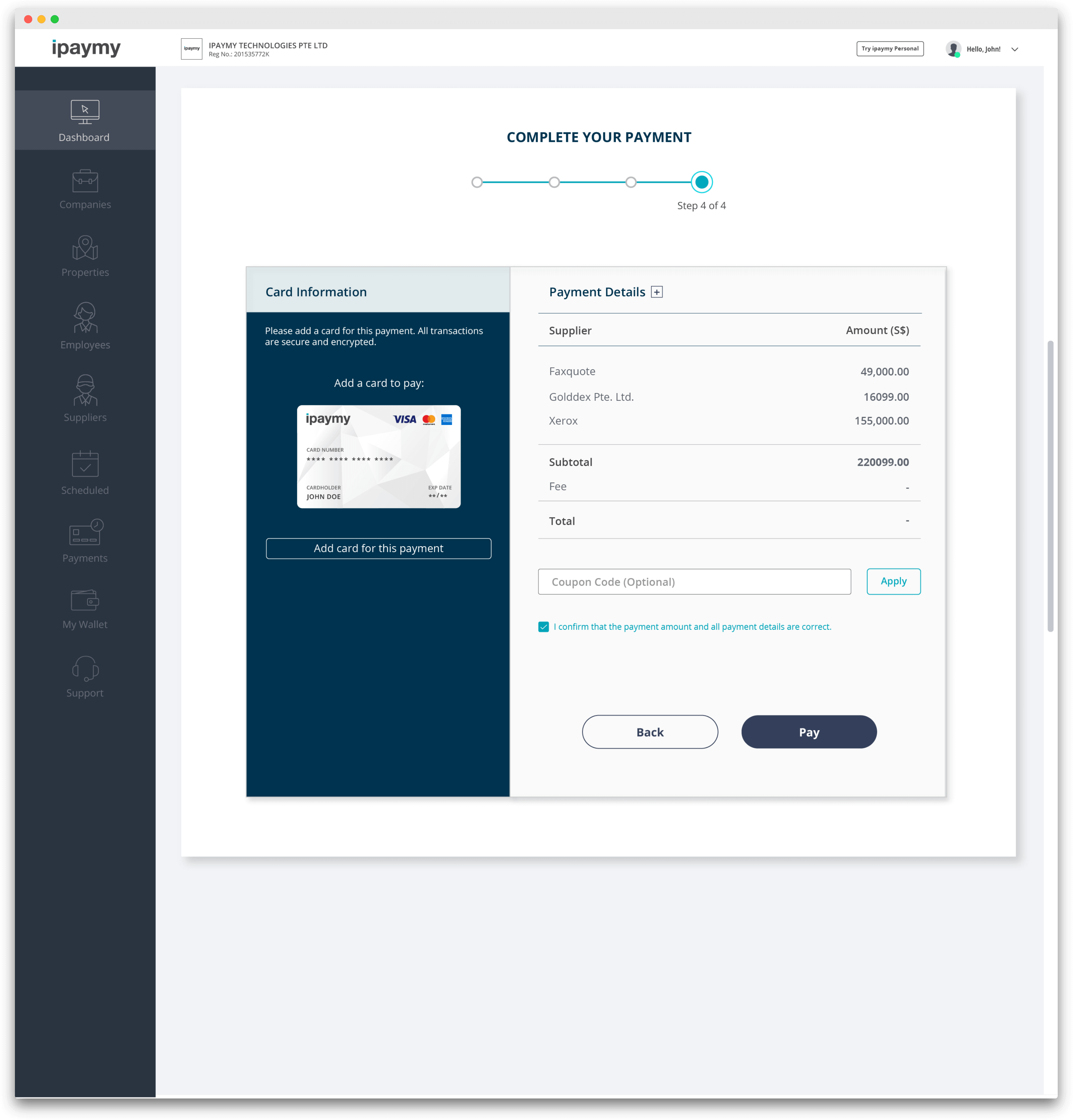 invoice payment flow